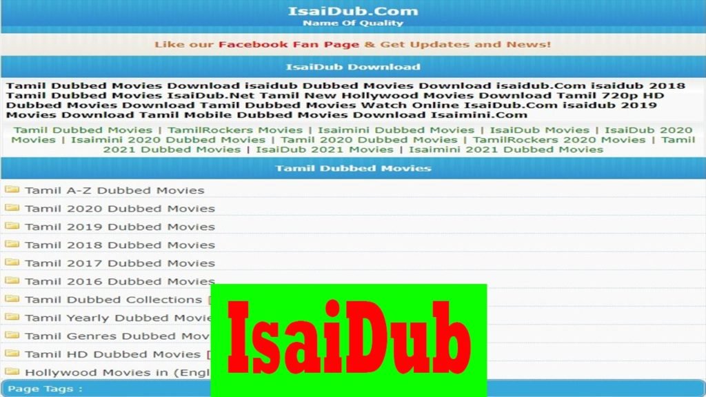 Isaidub Latest Tamil Dubbed HD Movies Download Free Dailys Wise